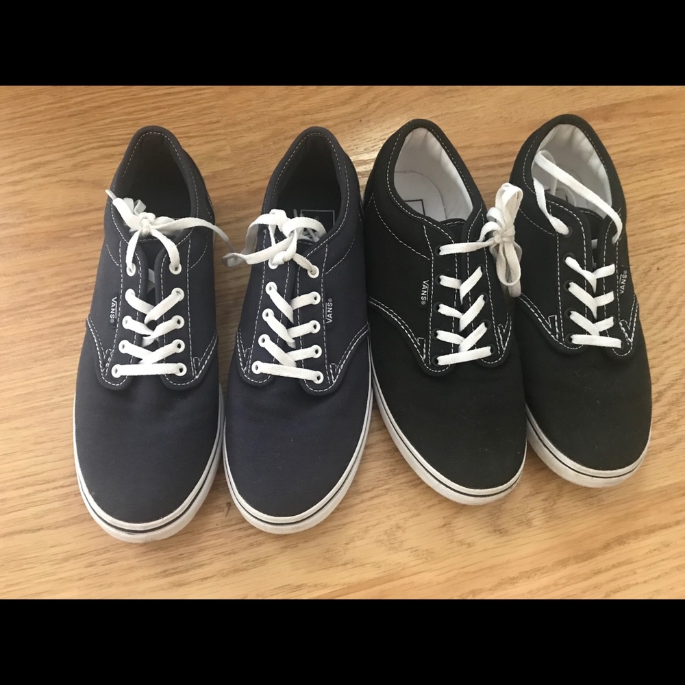Two Pair of of Vans Shoes